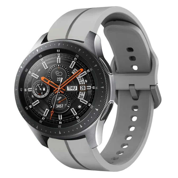 22mm 루프 실리콘 시계 밴드, Samsung Galaxy Watch3 45mm용, Samsung Galaxy Watch 46mm용, Samsung Gear S3 Classic용, Samsung Gear S3 Frontier용