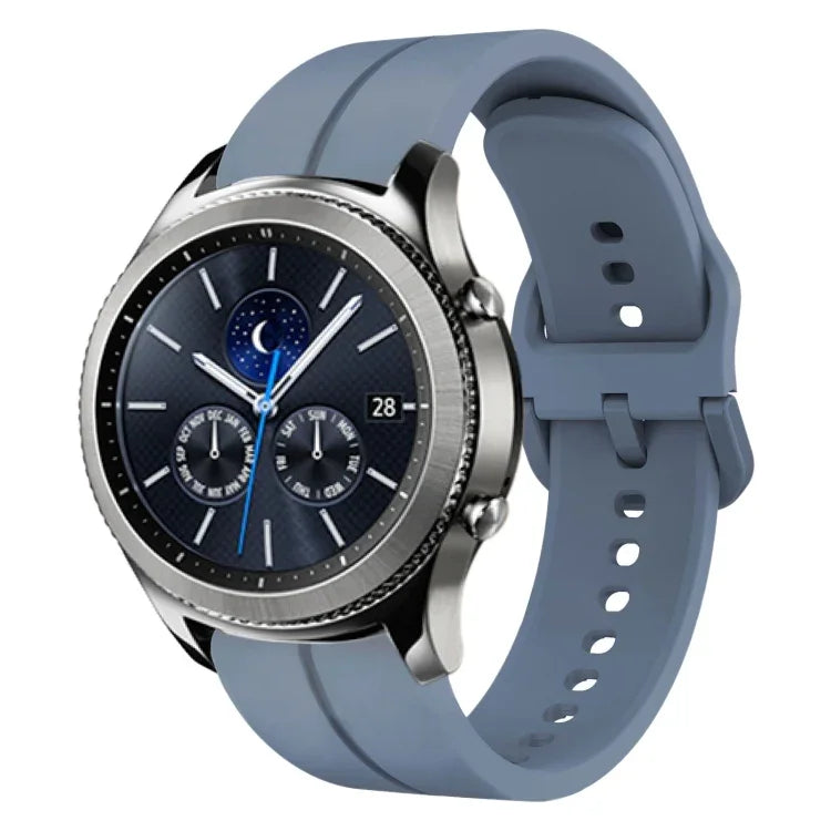 22mm 루프 실리콘 시계 밴드, Samsung Galaxy Watch3 45mm용, Samsung Galaxy Watch 46mm용, Samsung Gear S3 Classic용, Samsung Gear S3 Frontier용
