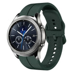22mm 루프 실리콘 시계 밴드, Samsung Galaxy Watch3 45mm용, Samsung Galaxy Watch 46mm용, Samsung Gear S3 Classic용, Samsung Gear S3 Frontier용