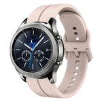 22mm 루프 실리콘 시계 밴드, Samsung Galaxy Watch3 45mm용, Samsung Galaxy Watch 46mm용, Samsung Gear S3 Classic용, Samsung Gear S3 Frontier용