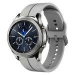 22mm 루프 실리콘 시계 밴드, Samsung Galaxy Watch3 45mm용, Samsung Galaxy Watch 46mm용, Samsung Gear S3 Classic용, Samsung Gear S3 Frontier용