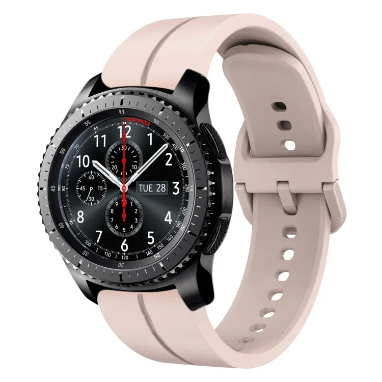22mm 루프 실리콘 시계 밴드, Samsung Galaxy Watch3 45mm용, Samsung Galaxy Watch 46mm용, Samsung Gear S3 Classic용, Samsung Gear S3 Frontier용