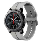 22mm 루프 실리콘 시계 밴드, Samsung Galaxy Watch3 45mm용, Samsung Galaxy Watch 46mm용, Samsung Gear S3 Classic용, Samsung Gear S3 Frontier용