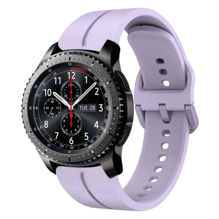 22mm 루프 실리콘 시계 밴드, Samsung Galaxy Watch3 45mm용, Samsung Galaxy Watch 46mm용, Samsung Gear S3 Classic용, Samsung Gear S3 Frontier용