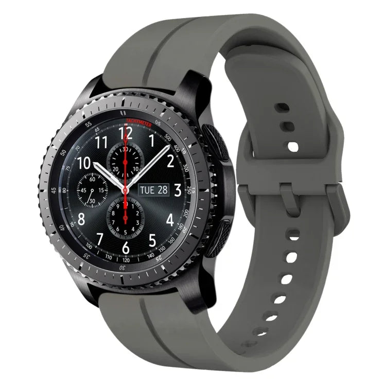22mm 루프 실리콘 시계 밴드, Samsung Galaxy Watch3 45mm용, Samsung Galaxy Watch 46mm용, Samsung Gear S3 Classic용, Samsung Gear S3 Frontier용