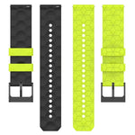 22mm 축구 패턴 투톤 실리콘 시계 밴드, Samsung Galaxy Watch3 45mm용, Samsung Galaxy Watch 46mm용, Samsung Gear S3 Classic용, Samsung Gear S3 Frontier용
