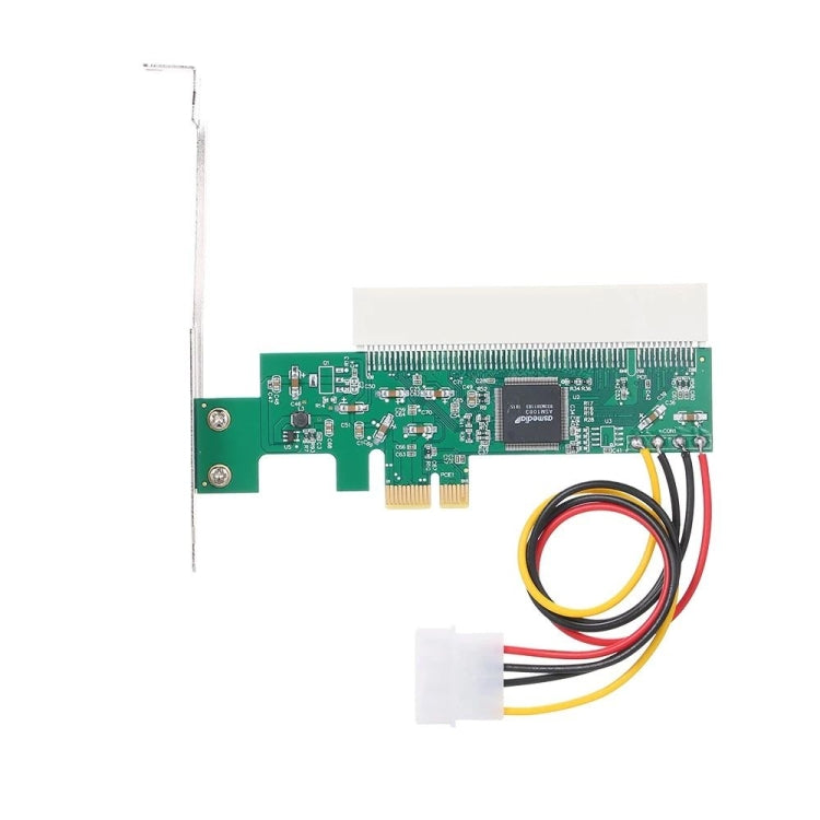 PCI-E to PCI 어댑터 카드 컨버터, 4핀 전원 공급 포함, PCI-E to PCI