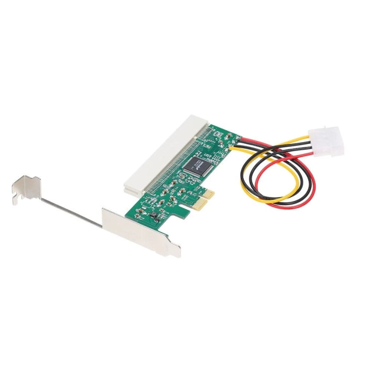 PCI-E to PCI 어댑터 카드 컨버터, 4핀 전원 공급 포함, PCI-E to PCI