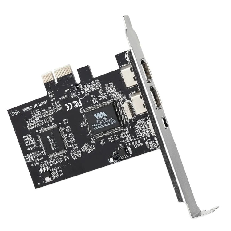 PCI-E 3포트 1394a 1394b 파이어와이어 확장 카드, 2 x 6핀 + 1 x 4핀, 데스크탑 PC용, 1394a+1394b
