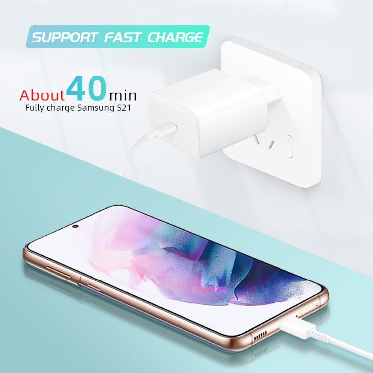 M135 45W USB-C / Type-C Port Fast Charger with 5A Type-C to Type-C Cable, UK Plug, UK Plug + Type-C Cable