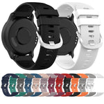 20mm Cross Textured Solid Color Silicone Watch Band, For Garmin Forerunner Sq2 Music