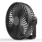 다기능 LED 충전식 야외 휴대용 텐트 캠핑 선풍기, 블랙, 화이트