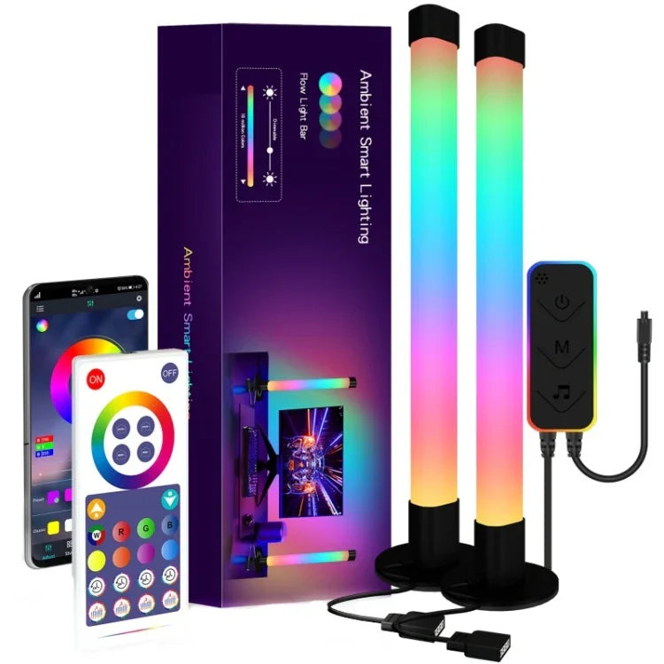SAL006BS 2 LED 조명 튜브 음악 동기화 WiFi 스마트 야간 조명