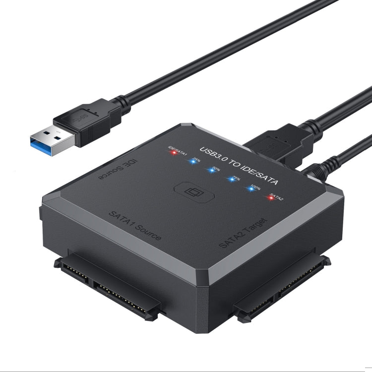 USB3.0 to SATA 또는 IDE 하드 드라이브 어댑터 컨버터, 클론 기능 포함
