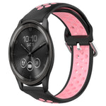 20mm Perforated Breathable Sports Silicone Watch Band, For Garmin Vivomove Trend, For Garmin Vivomove Sport, For Garmin Vivoactive3