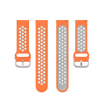 20mm Perforated Breathable Sports Silicone Watch Band, For Garmin Vivomove Trend, For Garmin Vivomove Sport, For Garmin Vivoactive3
