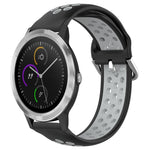 20mm Perforated Breathable Sports Silicone Watch Band, For Garmin Vivomove Trend, For Garmin Vivomove Sport, For Garmin Vivoactive3