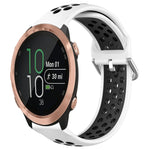 20mm Perforated Breathable Sports Silicone Watch Band, For Garmin Forerunner 645 Music, For Garmin Forerunner Sq2, For Garmin Forerunner Sq2 Music
