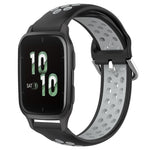 20mm Perforated Breathable Sports Silicone Watch Band, For Garmin Forerunner 645 Music, For Garmin Forerunner Sq2, For Garmin Forerunner Sq2 Music