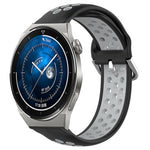 22mm Perforated Breathable Sports Silicone Watch Band, For Huawei Watch GT3 SE, For Huawei Watch GT3 Pro 46mm, For Huawei Watch Buds