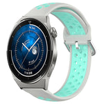 22mm Perforated Breathable Sports Silicone Watch Band, For Huawei Watch GT3 SE, For Huawei Watch GT3 Pro 46mm, For Huawei Watch Buds