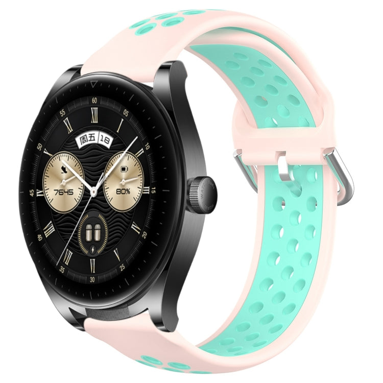 22mm Perforated Breathable Sports Silicone Watch Band, For Huawei Watch GT3 SE, For Huawei Watch GT3 Pro 46mm, For Huawei Watch Buds