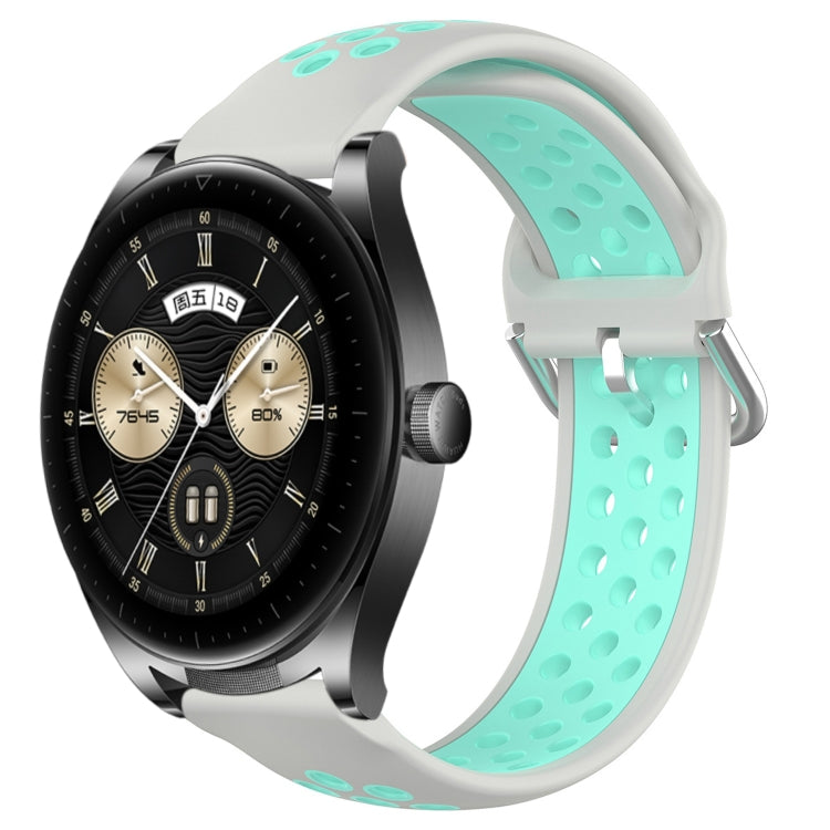22mm Perforated Breathable Sports Silicone Watch Band, For Huawei Watch GT3 SE, For Huawei Watch GT3 Pro 46mm, For Huawei Watch Buds