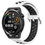 22mm Perforated Breathable Sports Silicone Watch Band, For Huawei Watch GT3 46mm, For Huawei Watch GT Runner, For Huawei Watch 3