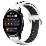 22mm Perforated Breathable Sports Silicone Watch Band, For Huawei Watch GT3 46mm, For Huawei Watch GT Runner, For Huawei Watch 3