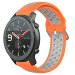 22mm Perforated Breathable Sports Silicone Watch Band, For Amazfit 3, For Amazfit GTR 47mm