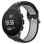 22mm Perforated Breathable Sports Silicone Watch Band, For Suunto 9 Peak Pro, For Suunto 9 Peak, For Suunto 5 Peak