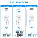 U8 300Mbps 무선 WiFi 리피터 익스텐더 라우터 Wi-Fi 신호 증폭기 WiFi 부스터, 미국 플러그, 유럽 플러그