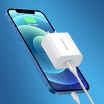 NORTHJO NOPD2000 PD 20W USB-C / Type-C 싱글 포트 고속 벽면 충전기, 미국 플러그, 유럽 플러그