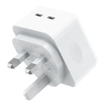 NORTHJO NOGAN3502 GaN PD PPS 35W 듀얼 USB-C / 타입-C 벽면 고속 충전기, EU 플러그, UK 플러그