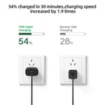 TA800 PD / PPS 25W 타입-C 포트 삼성용 충전기, EU 플러그, EU 플러그
