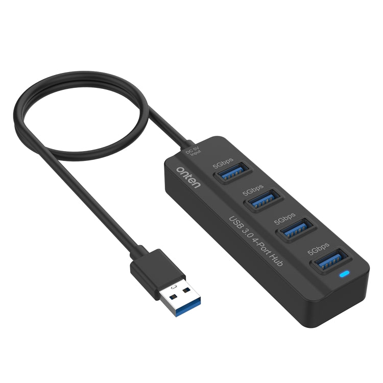 Onten 5305 4-in-1 USB3.0 4포트 허브 도킹 스테이션, 5305