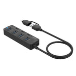 Onten UCA5306 7-in-2 USB3.0 + Type-C 7포트 허브 도킹 스테이션 OTG 기능 지원, UCA5306
