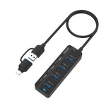Onten UCA5306 7-in-2 USB3.0 + Type-C 7포트 허브 도킹 스테이션 OTG 기능 지원, UCA5306