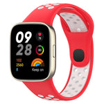 Sports Two-Color Silicone Watch Band, For Redmi Watch 3, For Redmi Watch 3 Lite