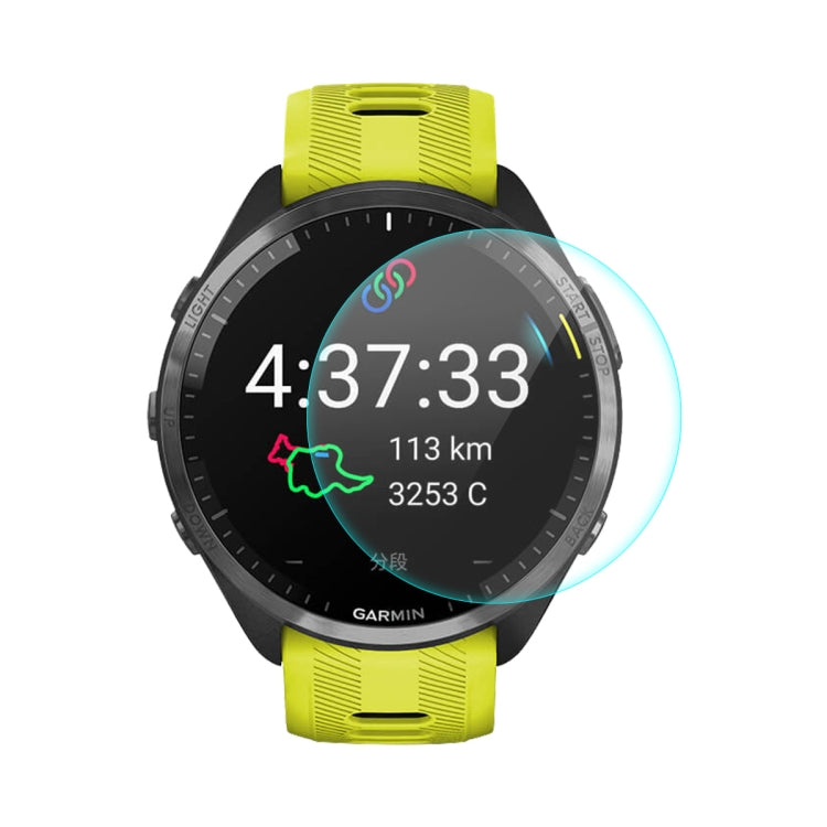 For Garmin Forerunner 965 ENKAY 0.2mm 9H Tempered Glass Screen Protector Watch Film, 1pcs, 2pcs, 5pcs, 10pcs