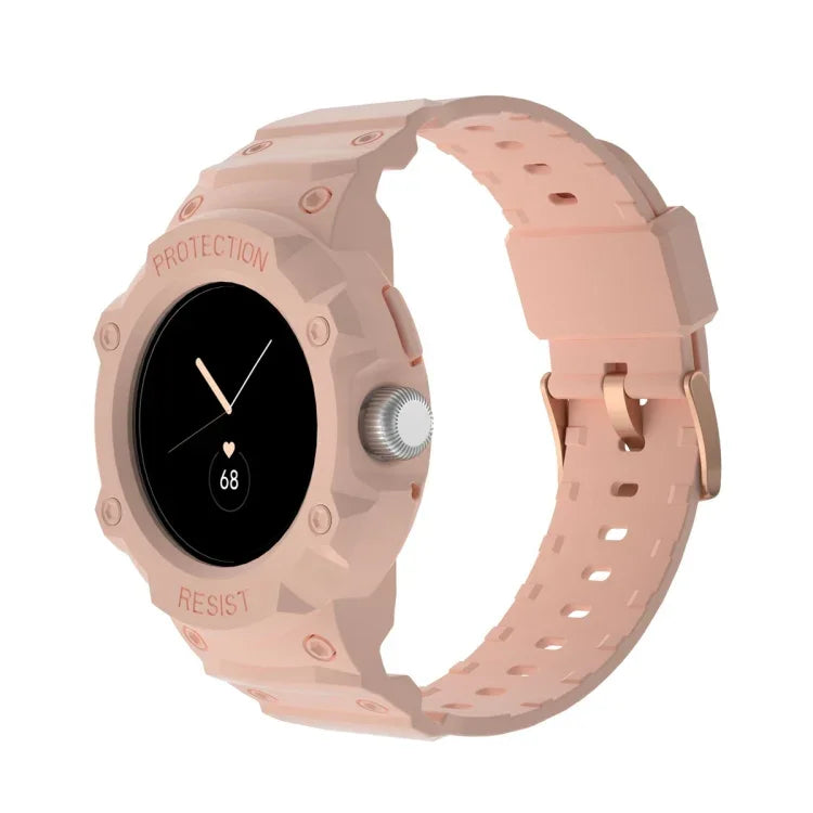 Google Pixel Watch JUNSUNMAY 일체형 TPU 조절 가능한 탄성 시계줄
