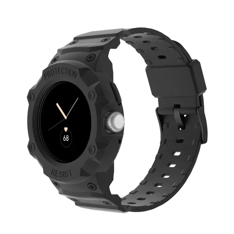 Google Pixel Watch JUNSUNMAY 일체형 TPU 조절 가능한 탄성 시계줄