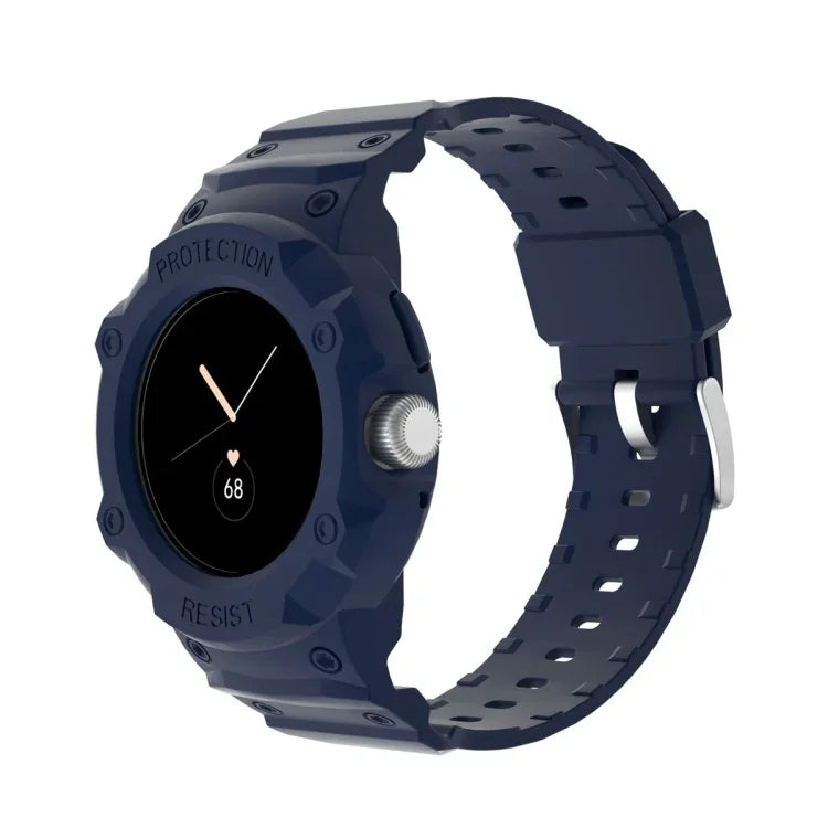 Google Pixel Watch JUNSUNMAY 일체형 TPU 조절 가능한 탄성 시계줄