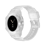 Google Pixel Watch JUNSUNMAY 일체형 TPU 조절 가능한 탄성 시계줄