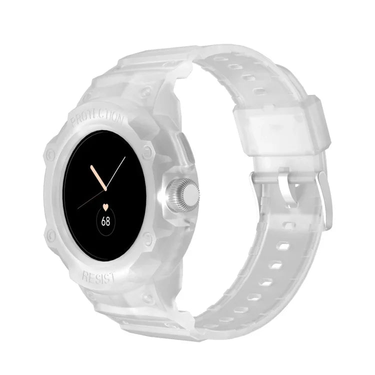 Google Pixel Watch JUNSUNMAY 일체형 TPU 조절 가능한 탄성 시계줄