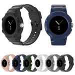 Google Pixel Watch JUNSUNMAY 일체형 TPU 조절 가능한 탄성 시계줄