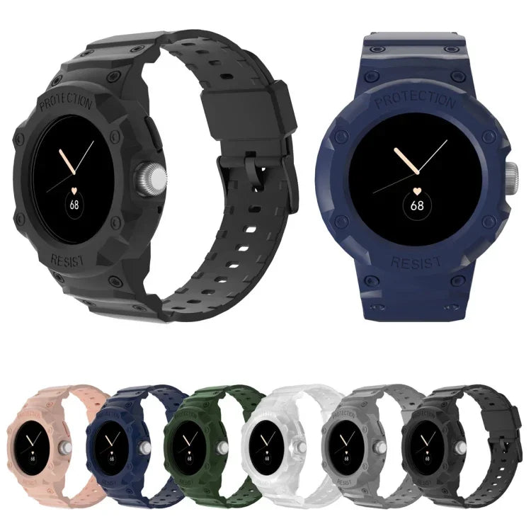 Google Pixel Watch JUNSUNMAY 일체형 TPU 조절 가능한 탄성 시계줄