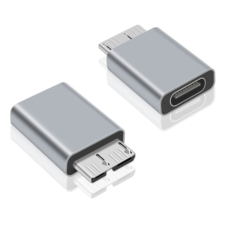 JUNSUNMAY USB-C / 타입-C 암-수 USB 3.0 마이크로 B 어댑터 컨버터, 1개, 2개