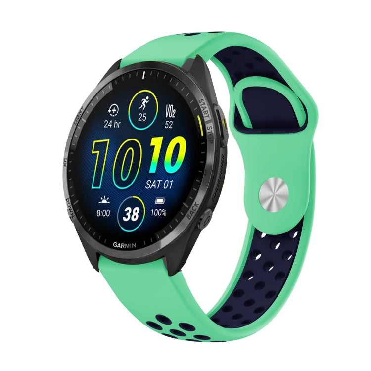 22mm Sports Breathable Silicone Watch Band, For Garmin Forerunner 945, For Garmin Forerunner 935, For Garmin Forerunner 965, For Garmin Instinct 2