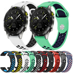 22mm Sports Breathable Silicone Watch Band, For Garmin Forerunner 945, For Garmin Forerunner 935, For Garmin Forerunner 965, For Garmin Instinct 2